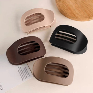 <span class=keywords><strong>Pince</strong></span> <span class=keywords><strong>à</strong></span> cheveux élégante en forme de <span class=keywords><strong>bec</strong></span> de canard, ronde et plate avec griffe, confortable, en plastique et en acétate, griffes pour cheveux en PC - Product Image 5