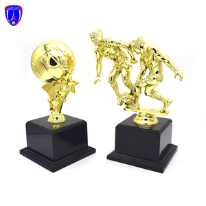 Trofeo de metal dorado con forma de bola de estrella para eventos deportivos, trofeo conmemorativo de fútbol, 6,4 pulgadas, n. ° 19458 - Product Image 6