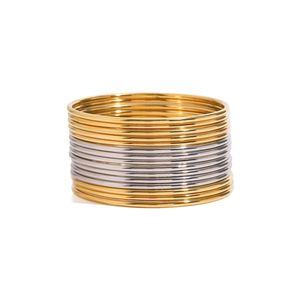Stainless Steel <b>Plain</b> Bangle JDB2410003 Unisex Fashion Jewelry Bracelet - Product Image 4