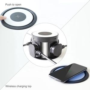 Prise escamotable avec chargeur USB Type C et chargeur sans fil - Product Image 4