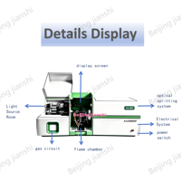 AAS8800F Beam Beijing Jianshi Instrument Atomic Absorption Spectrometer Laboratory Equipment 1 Year Warranty