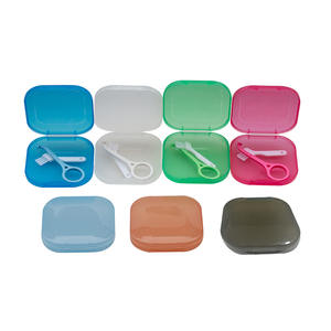 Portable Transparent Dental Retainer Case with Aligner Removal Tool Brush <b>Oral</b> <b>Therapy</b> <b>Equipment</b> & <b>Accessory</b> Storage Box - Product Image 3