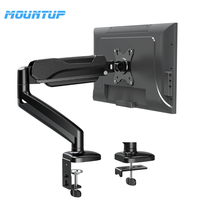 Support de bureau réglable pour moniteur unique Support de bras de moniteur à ressort à gaz Max 32 pouces Produit d'écran d'ordinateur en stock