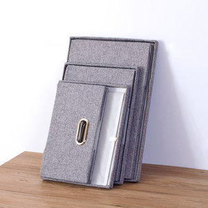 Foldable Fabric <b>Storage</b> Box Rectangle With Lid Stackable Clothing Organizer For <b>Clothes</b> And Quilts Moisture Proof - Product Image 1