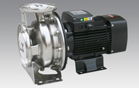 Pompe à eau en acier inoxydable OEM Suou ZSGB50, isolation de classe F IP55, pompe centrifuge pour CVC et transformation alimentaire