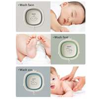 Enfants laver visage pied bout à bout bébé bassin en plastique pliable lavabo bébé pliant baignoire pour la maison en plein air voyage
