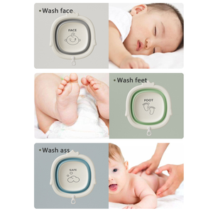 <span class=keywords><strong>Per</strong></span> il lavaggio dei bambini faccia a piedi <span class=keywords><strong>doccia</strong></span> bambino in plastica lavabo pieghevole bambino pieghevole vasca <span class=keywords><strong>da</strong></span> bagno <span class=keywords><strong>per</strong></span> la casa di viaggi all'aperto - Product Image 2