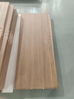 Porte intérieure recouverte de film, texture sculptée délicate, résistante à l'humidité, couleur stable, durable, pour la rénovation d'appartements
