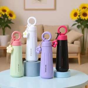 High-Quality Creative Petal Cup - New 316 Stainless Steel Insulated Travel Mug, Cute Portable Handle Sports Water Bottle - Product Image 2