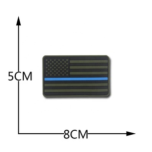 Màu sắc khác nhau Cờ Mỹ PVC Huy hiệu các bản vá lỗi cho quần áo - Product Image 4