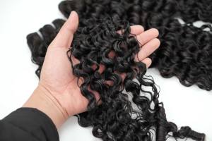 Cabello Humano Virgen Brasileño Remy Crudo, Paquete de Doble Trama a Máquina, Venta al por Mayor, 100% Sin Procesar, Textura Personalizable, Sin Caída - Product Image 3