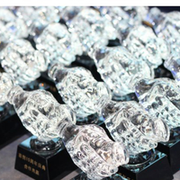 Petit trophée en cristal personnalisé, nouveau design, prix abordable pour la reconnaissance des partenaires, trophée en cristal pour salutations