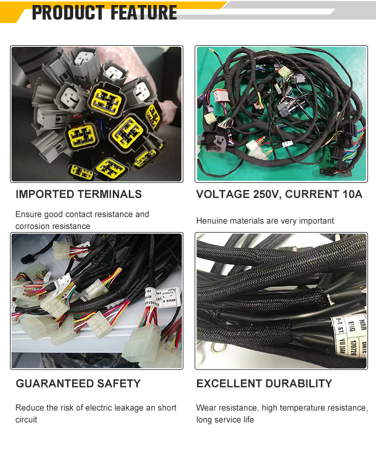 0007745 New Condition ZAX 20T 24T 27T Excavator Cabin Harness with