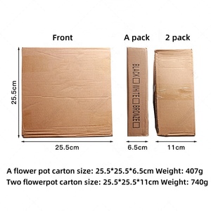 Noir Double Figure-huit Fleur Panier Pot De Fleurs Chaîne Pendentif Bonsaï Cage À Oiseaux Chaîne Suspendue Jardin Pot De Fleurs Chaîne - Product Image 3