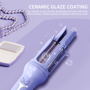 Fer à boucler automatique 32 mm en céramique à ions négatifs, rotation automatique, anti-brûlure, 4 températures, intelligent, une touche, grandes boucles, salon et maison - Product Image 3