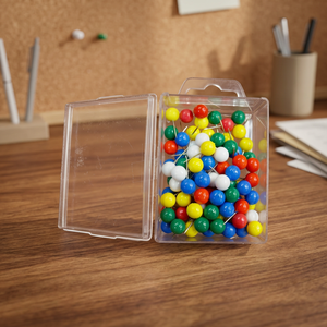 AA0040 Color Plastic head <b>pins</b> | Head <b>Pins</b> Peach Heart | For Dressmaker, Craft, <b>Sewing</b> Project and DIY Decoration - Product Image 4