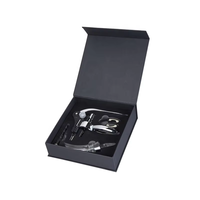 Ensemble de tire-bouchon et ouvre-bouteille en alliage de zinc de luxe avec verseur aérateur dans un coffret cadeau