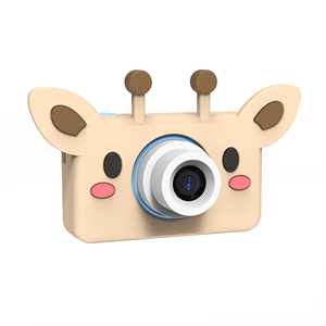 Mini Phim Hoạt Hình Máy Ảnh Kỹ Thuật Số Trẻ Em Đầy Đủ HD 1080P Silicone Bìa Bảo Vệ Chống Sốc Trẻ Em Vui Vẻ Máy Ảnh Kỹ Thuật Số - Product Image 1