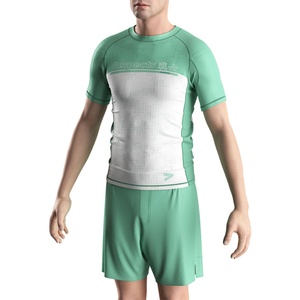 Camiseta de compresión de manga corta con patrón samurái antiguo para entrenamiento de MMA, running, grappling y uso diario, sin necesidad de Gi, al por mayor. - Product Image 5