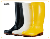 Bottes de pluie industrielles économiques en PVC pour homme, hauteur genou, non de sécurité, imperméables, antistatiques, respirantes, lumineuses, pour l'automne