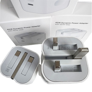 Adaptateur Secteur 40W Dynamique 60W Max pour <span class=keywords><strong>iPhone</strong></span> 17, <span class=keywords><strong>Chargeur</strong></span> USB-C 40W UE US UK pour Câble <span class=keywords><strong>iPhone</strong></span> - Product Image 2