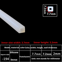 Protector de Tubo de Silicona Cuadrado Premium para Piezas Mecánicas, Dimensiones Personalizadas, Resistente a Altas y Bajas Temperaturas, para Uso en Bombas y Herrajes de Puertas