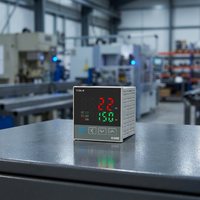 Controlador de Temperatura Digital PID, Termostato con Comunicación Modbus RS485, Salida de Relé SSR 0-10V 4-20mA, Plástico, OEM