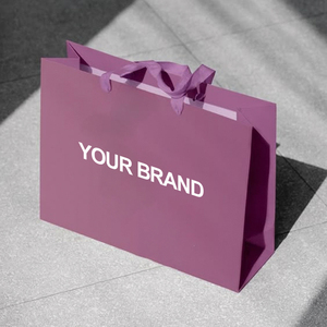 Bolsa de Papel de Regalo Personalizada con Logotipo de Marca, Bolsa de Compras de Papel Negra de Lujo, Bolsas de Papel, Saco - Product Image 5