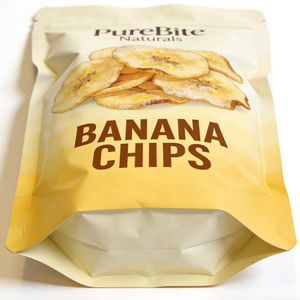 Bolsa de Alta Barrera con Cierre Reutilizable y Forro de Aluminio para Snacks Orgánicos Hechos a Mano, Papas Fritas y Chips, Diseño OEM Gratuito, Bajo MOQ, Bolsa para Chips de Plátano - Product Image 4