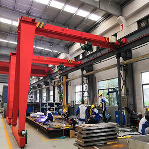 מנוף גשר חצי-דלת BMH לשימוש חיצוני 2 טון 3 טון 5 טון 10 טון מנוף גשר חצי-דלת במחיר נמוך - Product Image 2