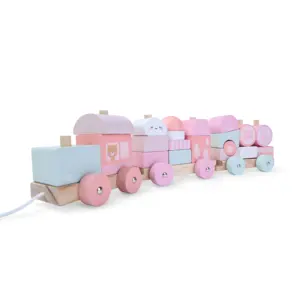 铁路玩具益智玩具木块火车玩具