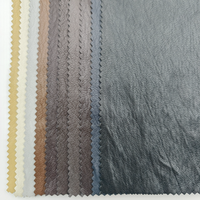 Tissu en cuir synthétique PU de haute qualité, fil métallique protéidé, super doux, 290 GSM, marque KEJIA, pour vêtements et robes