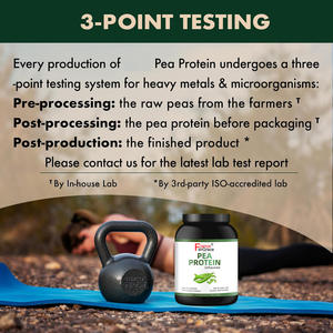 Proteine di Piselli Biologiche Isolate in Polvere, Senza Sapore, a Base Vegetale, Facili da Digerire per Adulti, Integratore Proteico di Piselli - Product Image 3