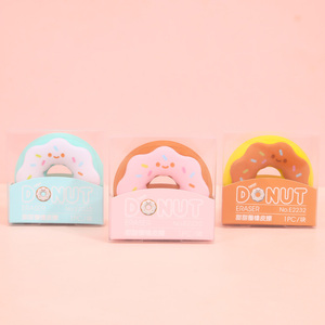 Leuke creatieve 3D cartoon donut niet-giftige potloodgum groot formaat student briefpapier cadeau kinderen festival prijs schrijven tekenen - Product Image 3