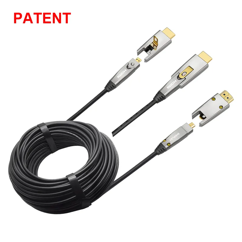 Certified 8K Fiber Optical AOC HDMI 48gbps Fiber 8K HDMI Cable For Laptop Player PS4 HDTV Projector 3m AOC 8K HDMI Cable