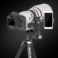 XILETU XGH-3 Nouvelle tête de cardan professionnelle légère de style cantilever pour appareil photo reflex numérique, trépied, objectif téléobjectif télescopique