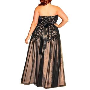 ชุดแต่งงานหรูหราแบบไร้สายรัดไหล่ ทรงบอลกาวน์ ผ้าทูลล์ ไซส์พลัส ผลิตตามสั่ง ปี 2025 - Product Image 2