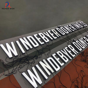 Control remoto de señalización LED con letras de canal 3D personalizado IP65 resistente al agua Asistente de <span class=keywords><strong>Google</strong></span> Compatible con empresas comerciales y bodas - Product Image 4