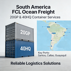 Servizio Logistico Affidabile di Trasporto Marittimo FCL (Carico Completo Container) 20GP 40HQ dalla Cina a <span class=keywords><strong>Cile</strong></span>, Colombia, Ecuador, Perù - Product Image 1