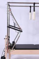 Ahorn-Holz Pilates Reformer mit Turm, verstellbares Multi-Style Pilates-Trainingsgerät, Pilates Reformer Cadillac
