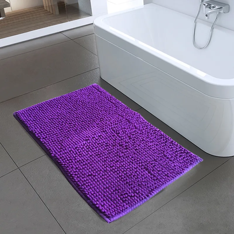 Flooring Rug Chenille Doormat Chenille Bathmat Chenille Water Absorbent Mat Bath Rug Mat