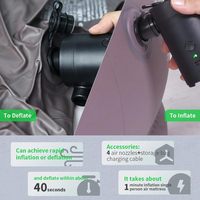 Compresseur d'air portable 2026, mini pompe à air électrique portable pour matelas gonflables, bouées de natation, flotteurs de piscine, rechargeable 3600 mAh