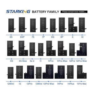 IP 전화 용 스마트 폰 배터리 X Xs Xr Xs 최대 11 12 미니 13 14 15 프로 최대 고용량 핸드폰 배터리 모바일 - Product Image 6