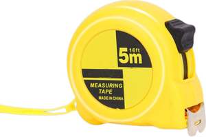 Mini cinta métrica retráctil Material ABS de acero inoxidable grueso Sistema de medidor imperial métrico conveniente para mediciones - Product Image 2