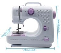 Machine à coudre domestique électrique manuelle 505 Mini, prix d'usine, diverses ventes chaudes, portable, motif de broderie domestique