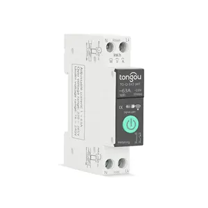 TUYA WiFi MCB Disjuntor Inteligente Sobre Proteção Atual Medição De Energia 1-63A Interruptor De Controle Remoto Sem Fio Por TONGOU