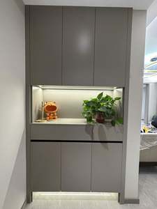 Mueble Zapatero Moderno para Sala de Estar, Tamaño Personalizado, Mueble de Madera Resistente con Materiales Ecológicos para Villa u Hotel - Product Image 4