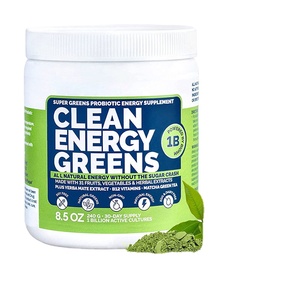 <span class=keywords><strong>Poudre</strong></span> de protéines végétaliennes de chocolat de spiruline végétale biologique de marque privée avec vert - Product Image 1