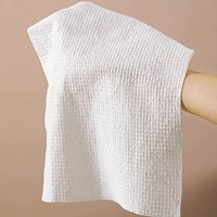Serviette de bain jetable en coton pour la protection de l'environnement, format élargi, épaissie, design compressé