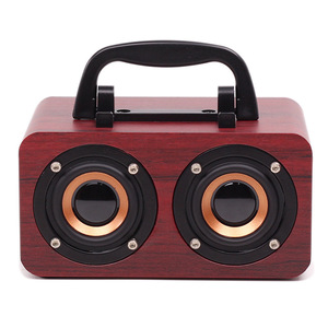 ลำโพงไม้ FT-4002 ไร้สายแบบพกพาพร้อมซับวูฟเฟอร์ลายไม้เรดวูด - Product Image 5
